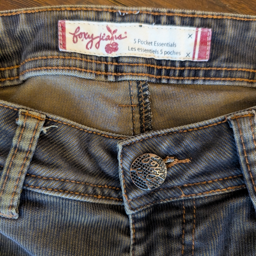 Women's Acid Wash Corduroys Foxy Jeans Size 3 (25)  Super Soft Has Good Stretch